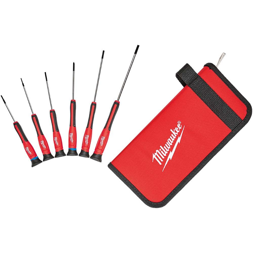Milwaukee Precision Screwdriver Set - 6 Piece