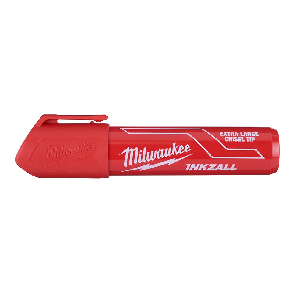 Milwaukee INKZALL Extra Large Chisel Tip Red Marker