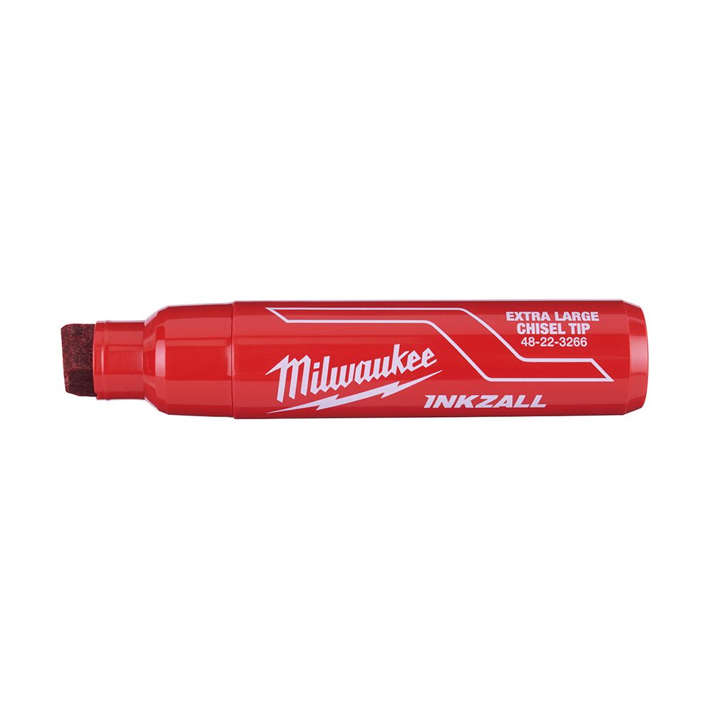 Milwaukee INKZALL Extra Large Chisel Tip Red Marker