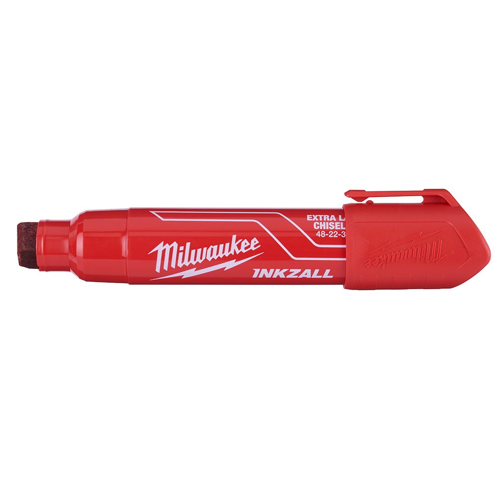 Milwaukee INKZALL Extra Large Chisel Tip Red Marker