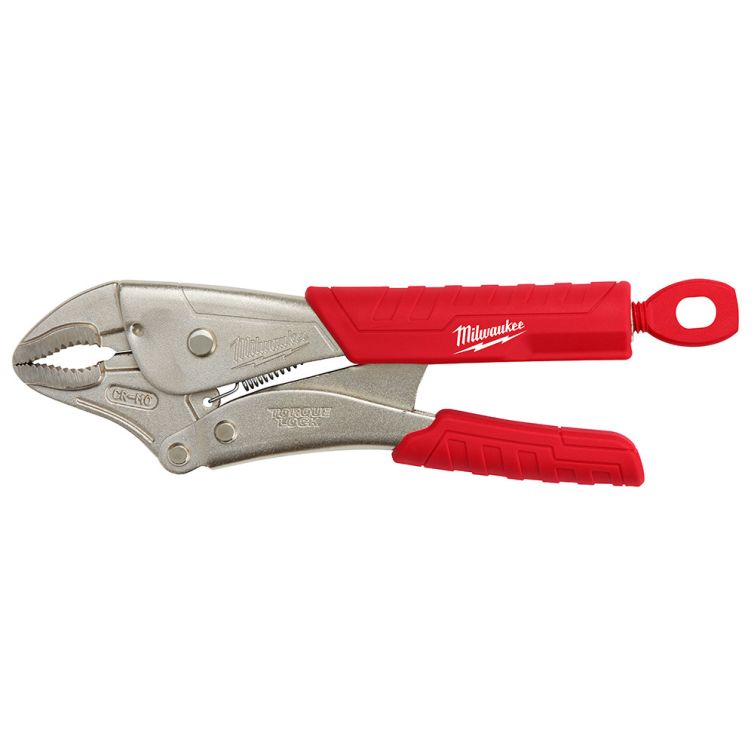 Milwaukee 10 in. TORQUE LOCK Curved Jaw Locking Pliers With Grip
