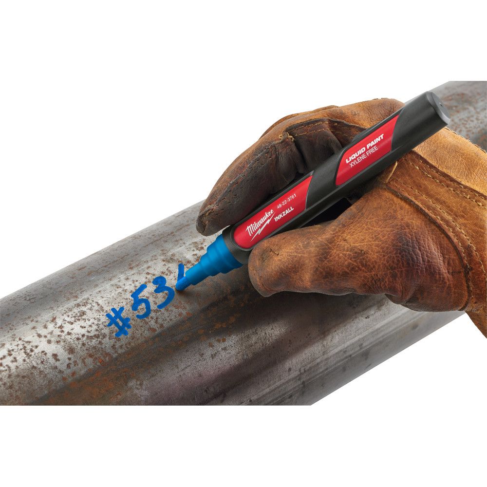 Milwaukee INKZALL Blue Paint Marker