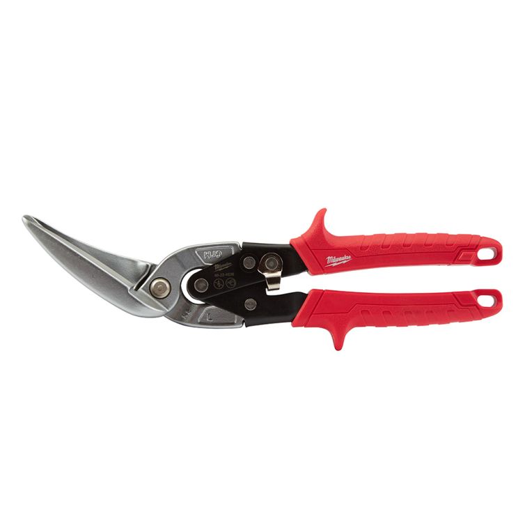 Milwaukee Long Cut Offset Left Aviation Snips