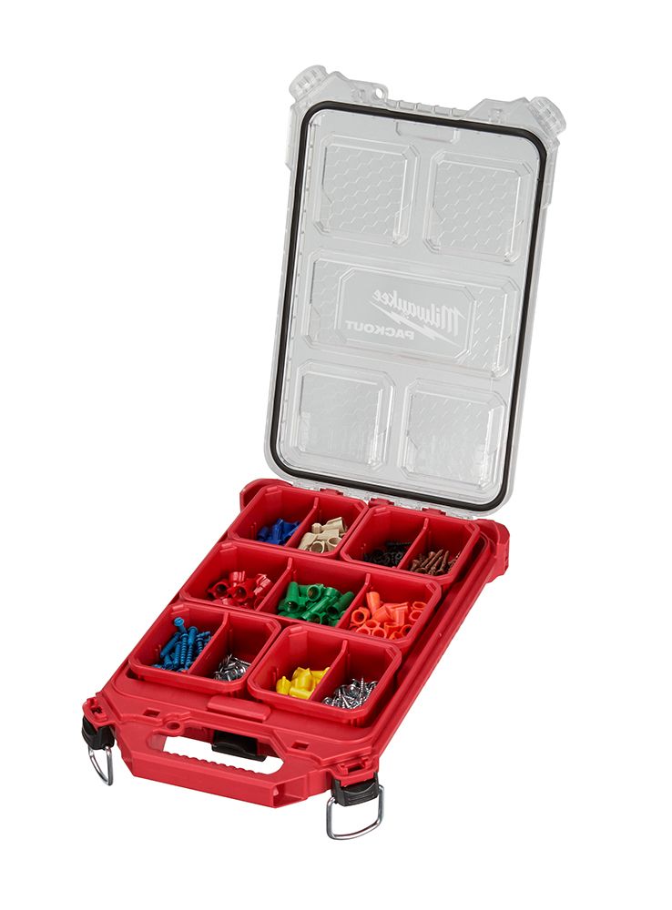 Milwaukee PACKOUT Compact Low-Profile Small Parts Organizer