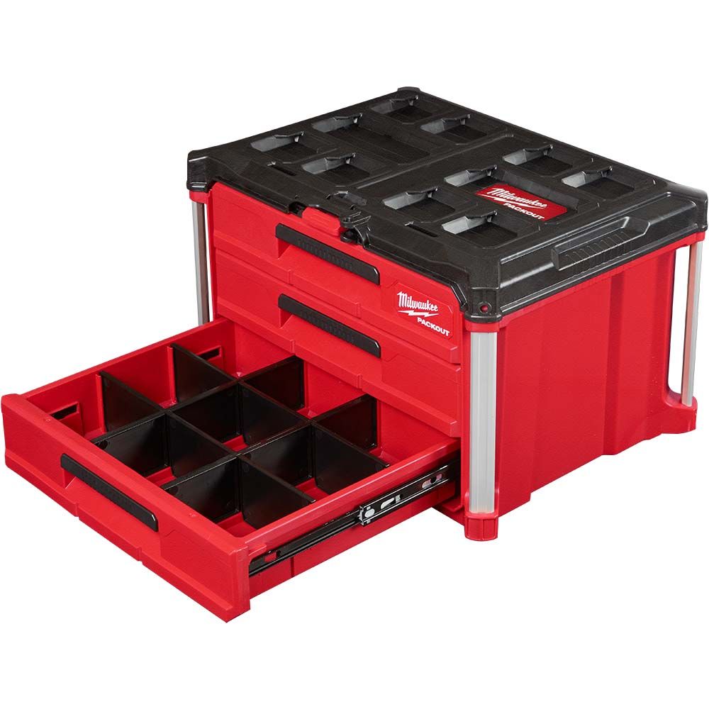 Milwaukee PACKOUT 3-Drawer Tool Box