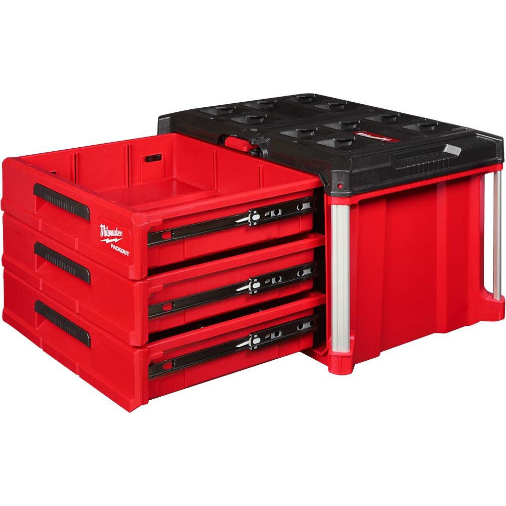 Milwaukee PACKOUT 3-Drawer Tool Box