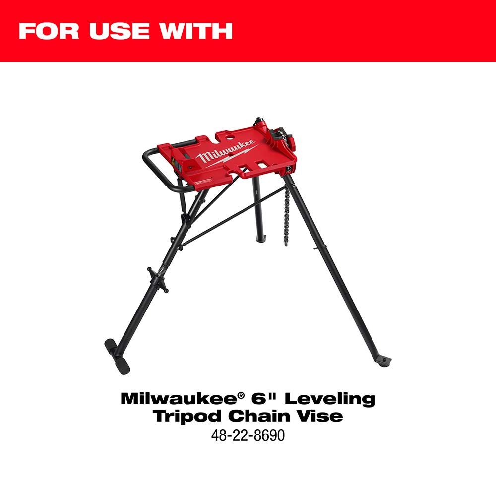 Milwaukee Lower Shelf for 6” Leveling Tripod Chain Vise