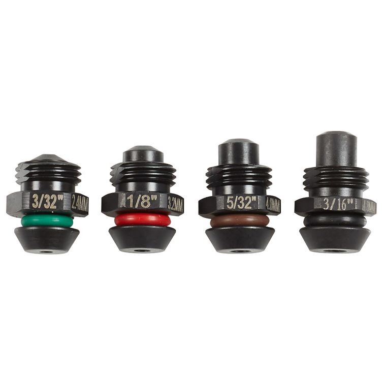 Milwaukee M12 Rivet Tool Retention Nose Pieces 4PK