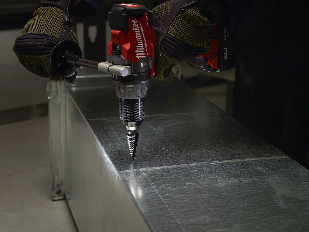 Milwaukee #4 Step Drill Bit, 3/16 in. - 7/8 in. x 1/16 in.