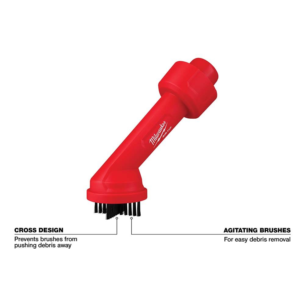 Milwaukee AIR-TIP Medium Cross Brush Tool