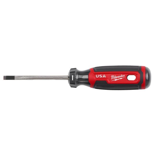 Milwaukee 3/16" Cabinet 3" Cushion Grip Screwdriver