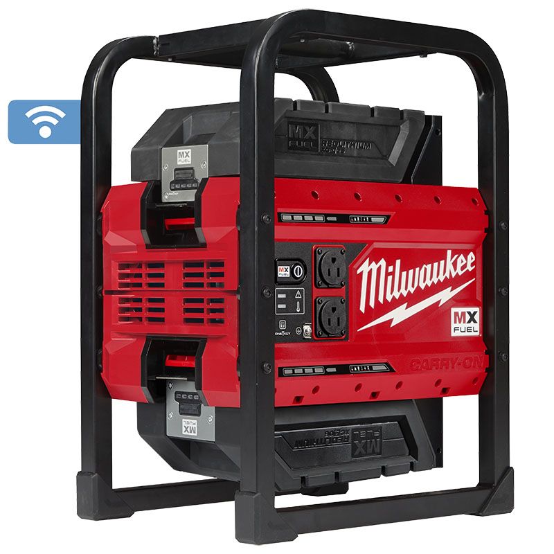 Milwaukee MX FUEL Lithium-Ion Cordless CARRY-ON 3600W/1800W Power Supply