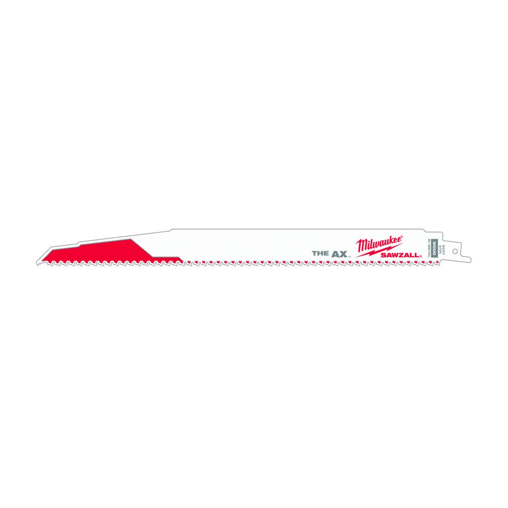 Milwaukee 12 in. 5 TPI The Ax SAWZALL Blade - 5 Pack