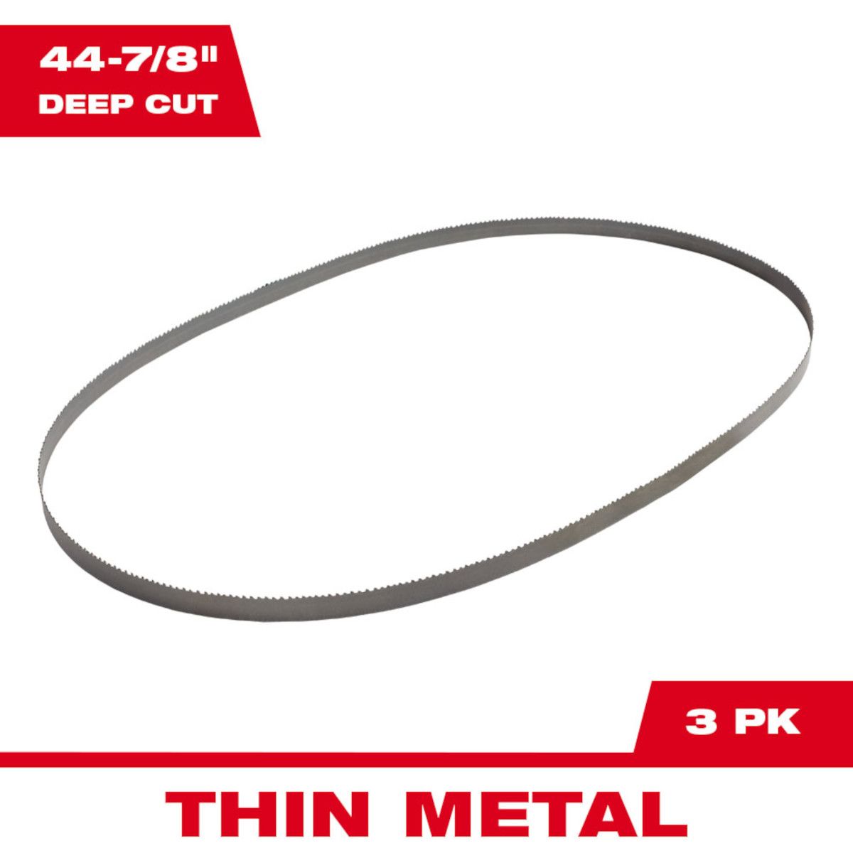 Milwaukee 44-7/8" 14 TPI Standard Deep Cut Portable Band Saw Blade - 3PK