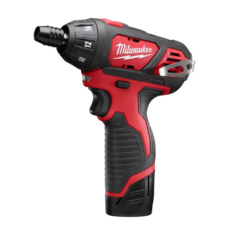 Milwaukee M12 12 Volt Lithium-Ion Cordless 1/4 in. Hex Screwdriver Kit