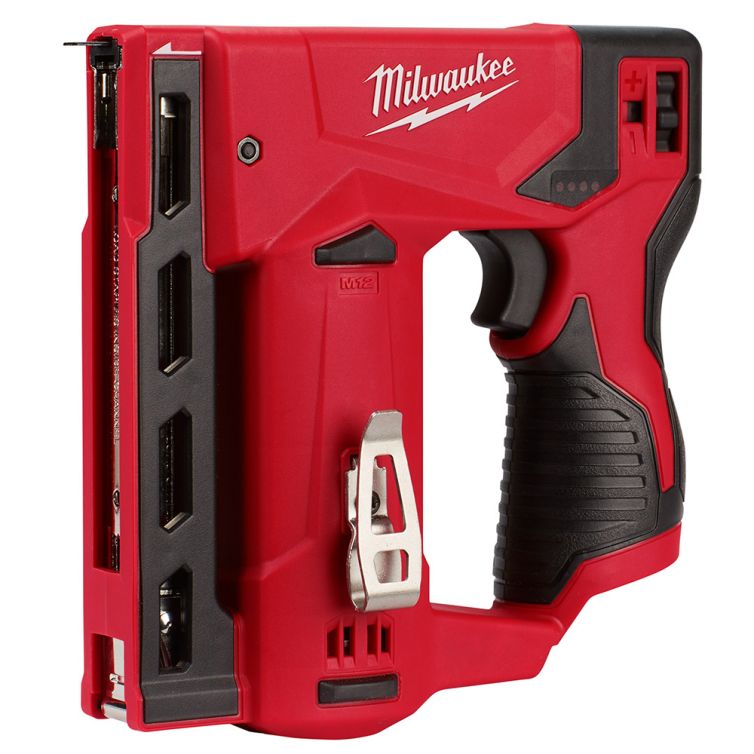 Milwaukee M12 12 Volt Lithium-Ion Cordless 3/8 in. Crown Stapler - Tool Only