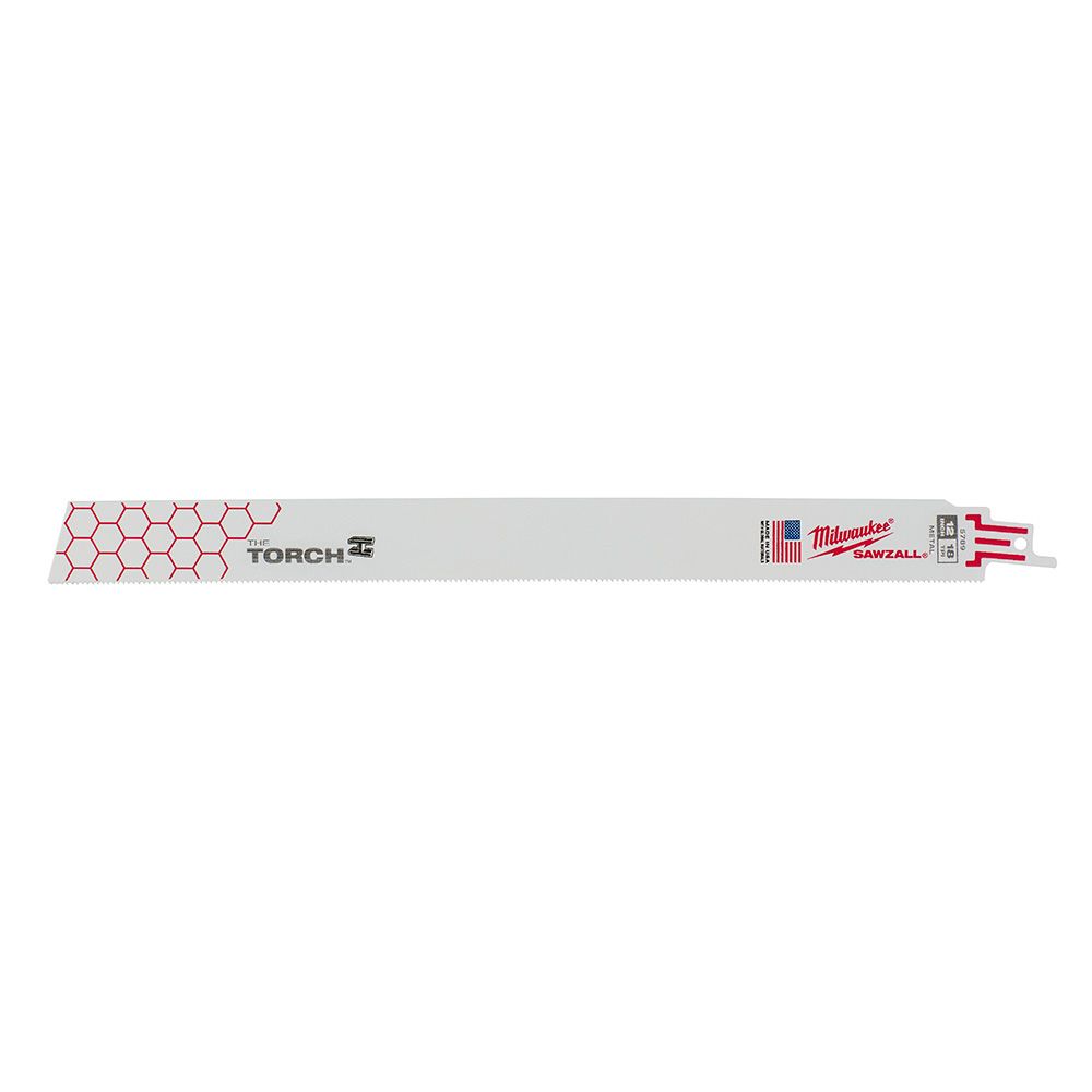 Milwaukee 12 in. 18 TPI THE TORCH SAWZALL Blade - 5 Pack
