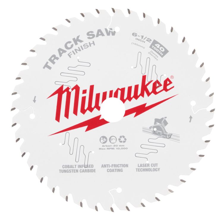Milwaukee 6-1/2” 40T Finish Track Saw Blade