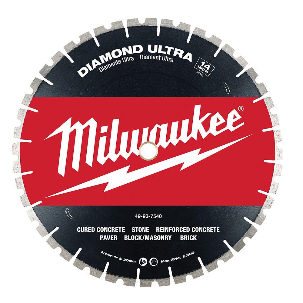 Milwaukee 14" Segmented Diamond Blade