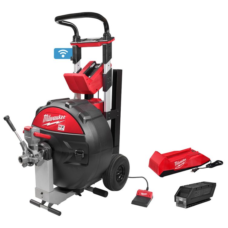 Milwaukee MX FUEL Lithium-Ion Cordless Sewer Drum Machine Kit