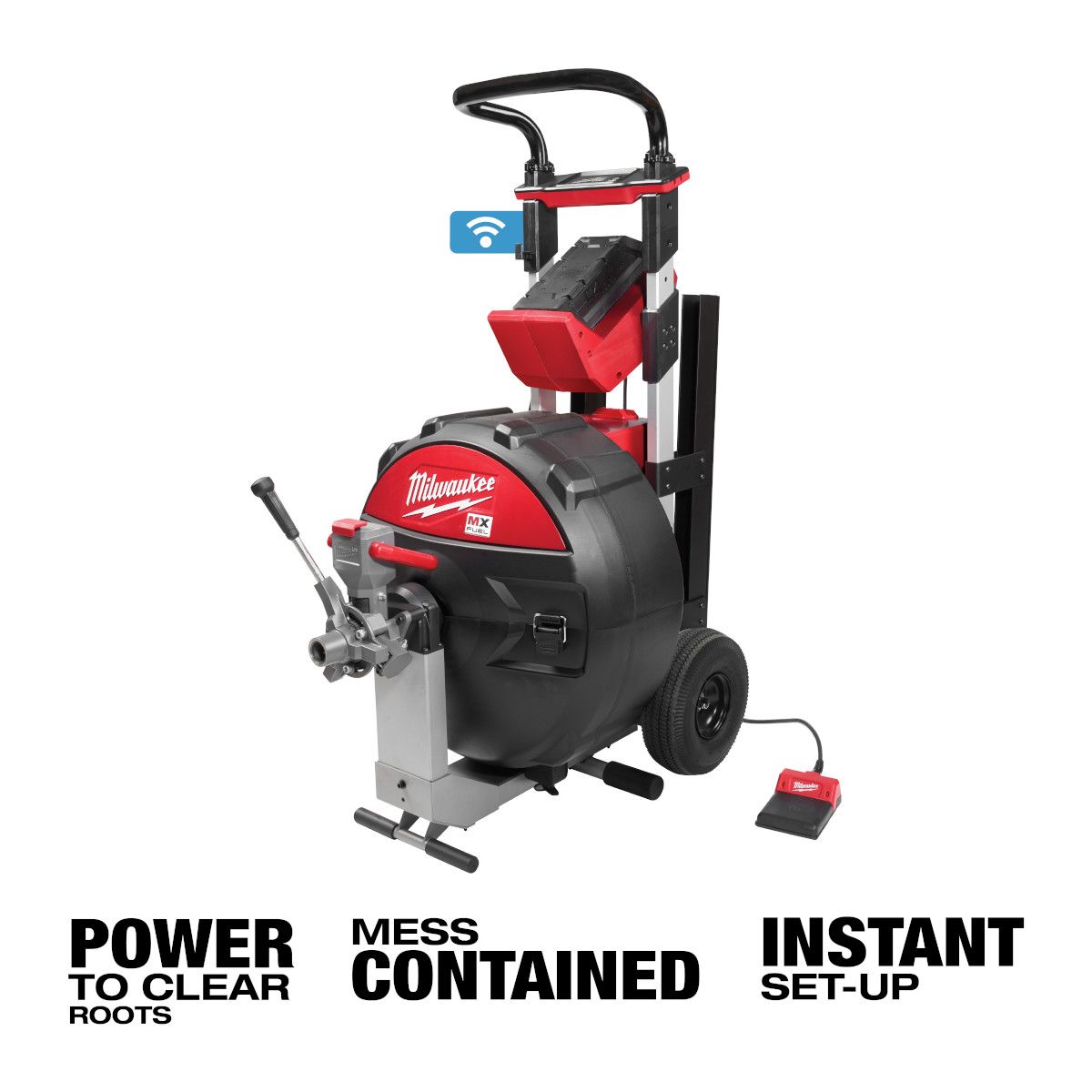 Milwaukee MX FUEL Lithium-Ion Cordless Sewer Drum Machine Kit
