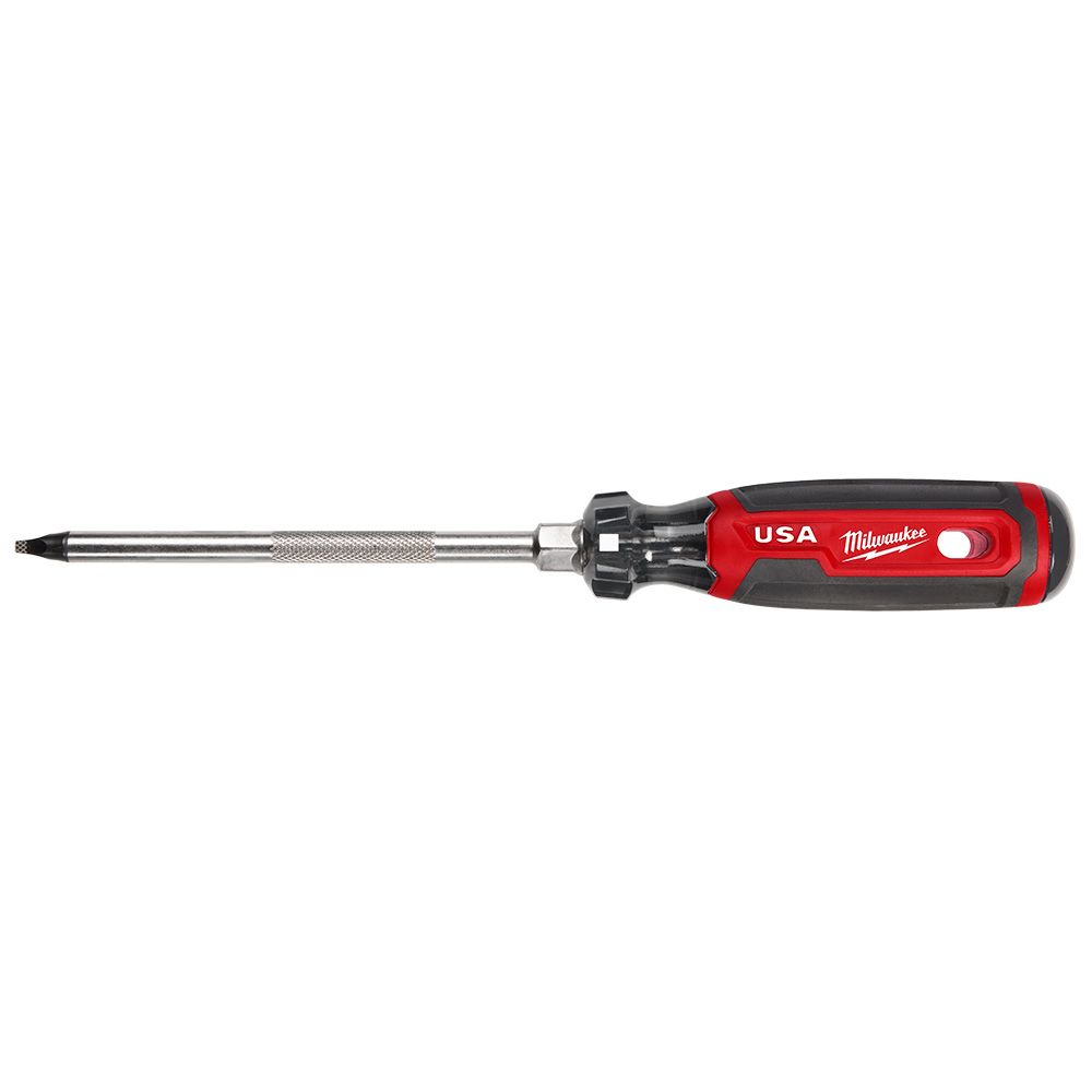 Milwaukee #3 Square 6" Cushion Grip Screwdriver