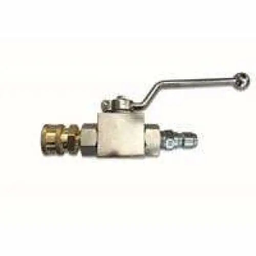 MTM Accessory MTM Hydro 3/8" Plated Steel Ball Valve w/ QC's installed***