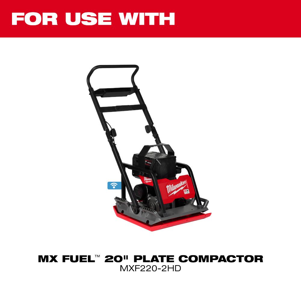 Milwaukee 20" Plate Compactor Paver Pad Kit