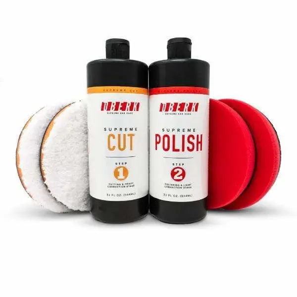 Oberk Paint Correction with 3.5" pads for 3.5" backing plate Oberk 2-step 32 oz. Complete System ***