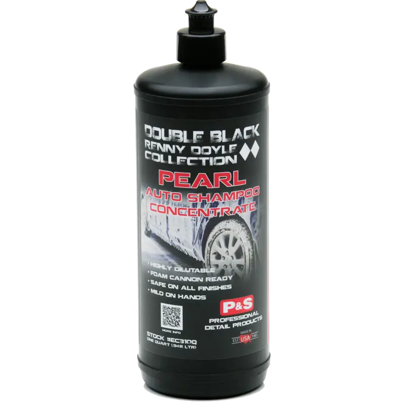 P&S Double Black Renny Doyle Collection car soap 1 Quart Double Black Renny Doyle Pearl Auto Shampoo Concentrate