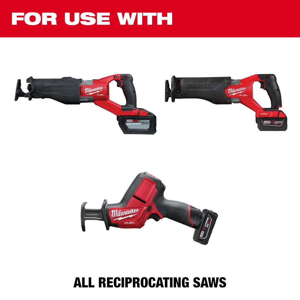 Milwaukee 9" 5TPI the Ax SAWZALL Blade - 5 Pack