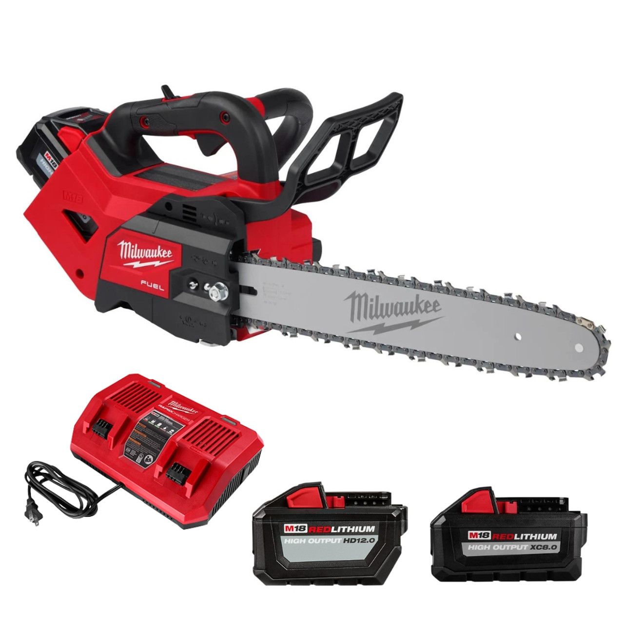 Milwaukee M18 FUEL 14" Top Handle Chainsaw 2 Battery Kit
