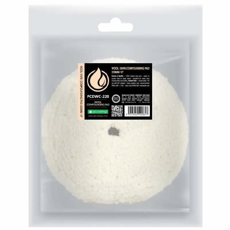 IGL Paint Correction IGL Coatings Wool Yarn Compounding Pad 9 inch***