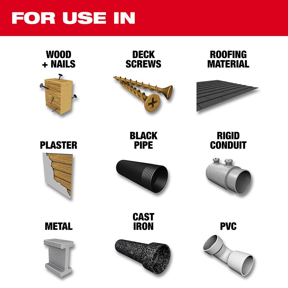 Milwaukee 9" The WRECKER with NITRUS CARBIDE 5PK