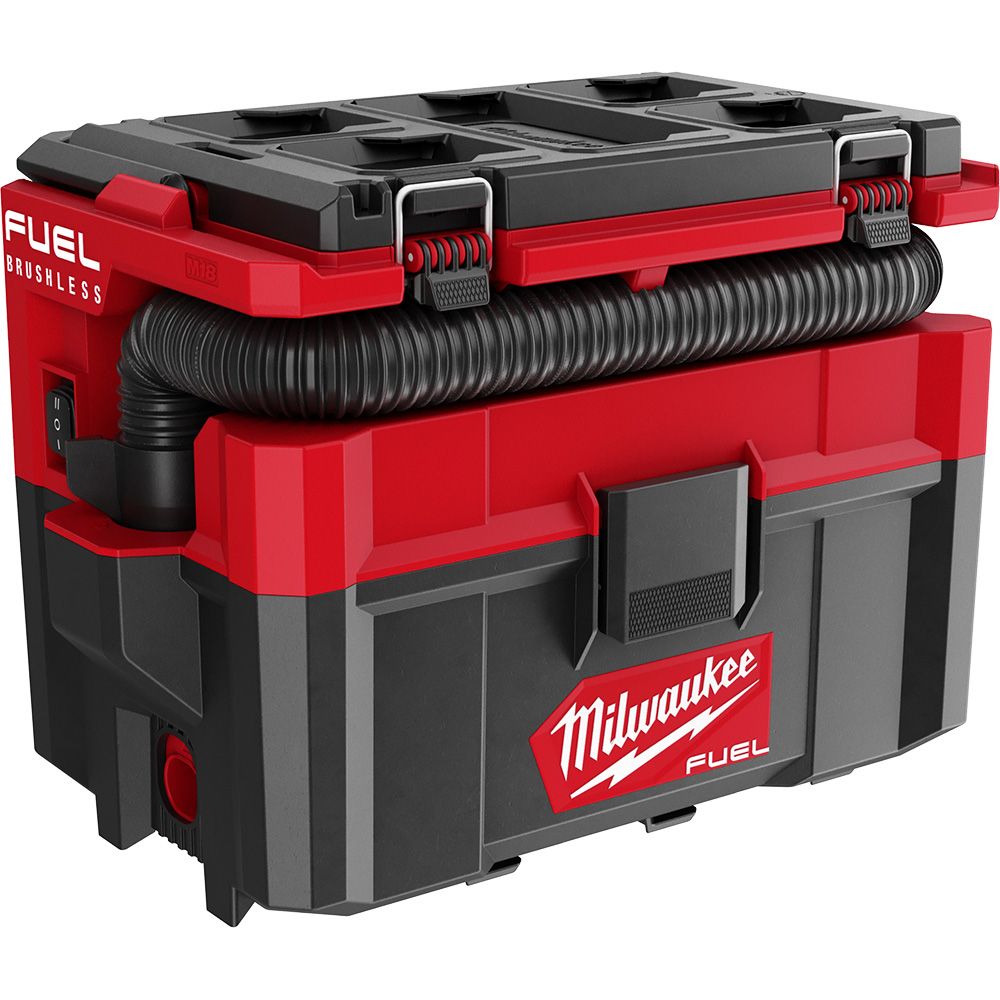 Milwaukee M18 FUEL 18 Volt Lithium-Ion Brushless Cordless PACKOUT 2.5 Gallon Wet/Dry Vacuum - Tool Only