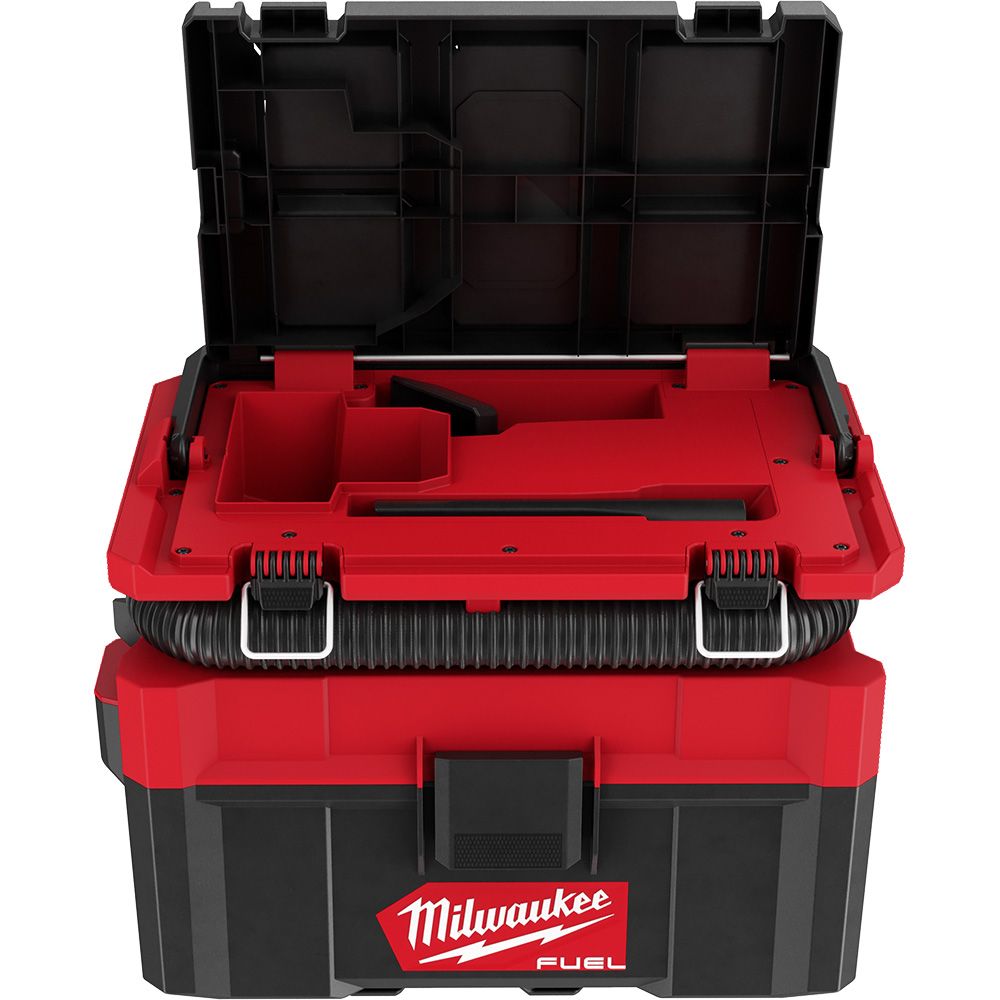 Milwaukee M18 FUEL 18 Volt Lithium-Ion Brushless Cordless PACKOUT 2.5 Gallon Wet/Dry Vacuum - Tool Only