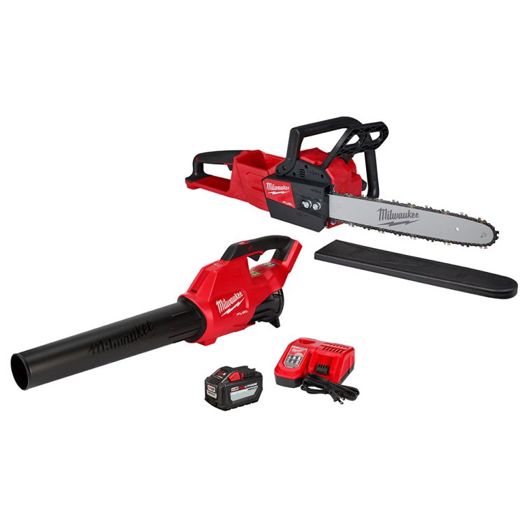 Milwaukee M18 FUEL 16" Chainsaw Kit with 450 CFM Blower - Kit