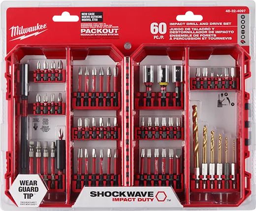 Milwaukee SHOCKWAVE Impact Duty Drill & Drive Set - 60pc