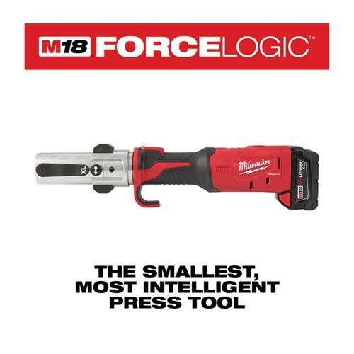 Milwaukee M18 18 Volt Lithium-Ion Cordless Force Logic Long Throw Press Tool Kit