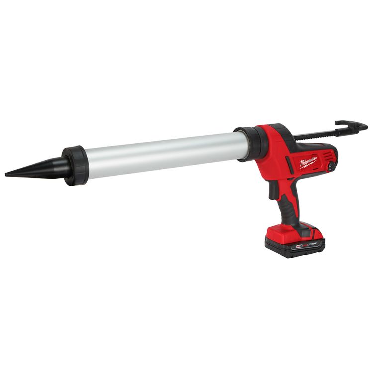 Milwaukee M18 Cordless 20-oz Aluminum Barrel Caulk and Adhesive Gun Kit