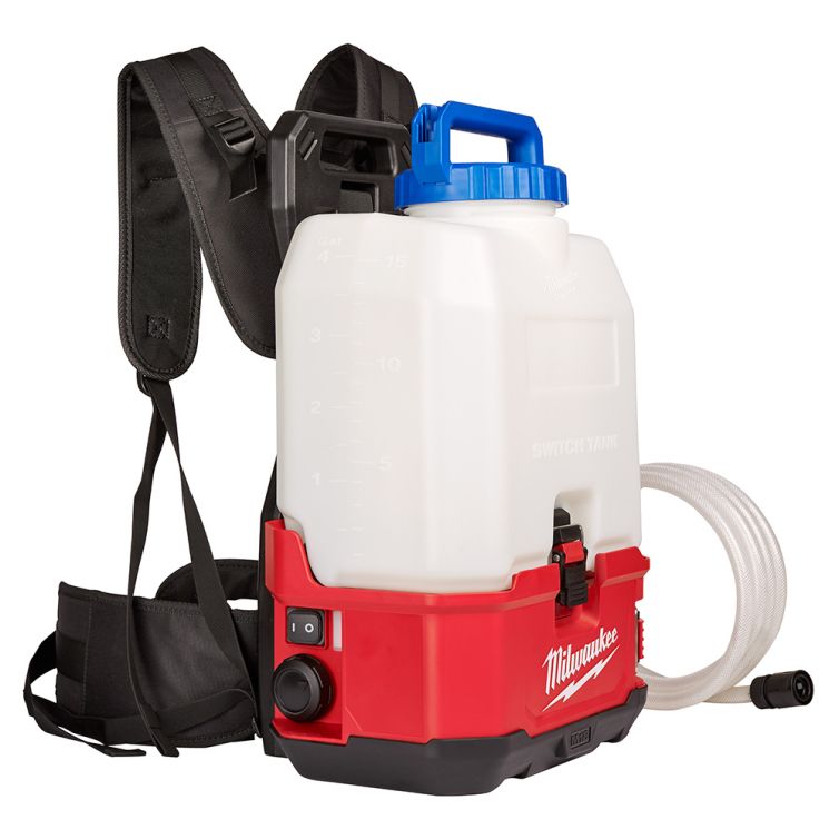 Milwaukee M18 18 Volt Lithium-Ion Cordless SWITCH TANK 4 Gallon Backpack Water Supply Kit