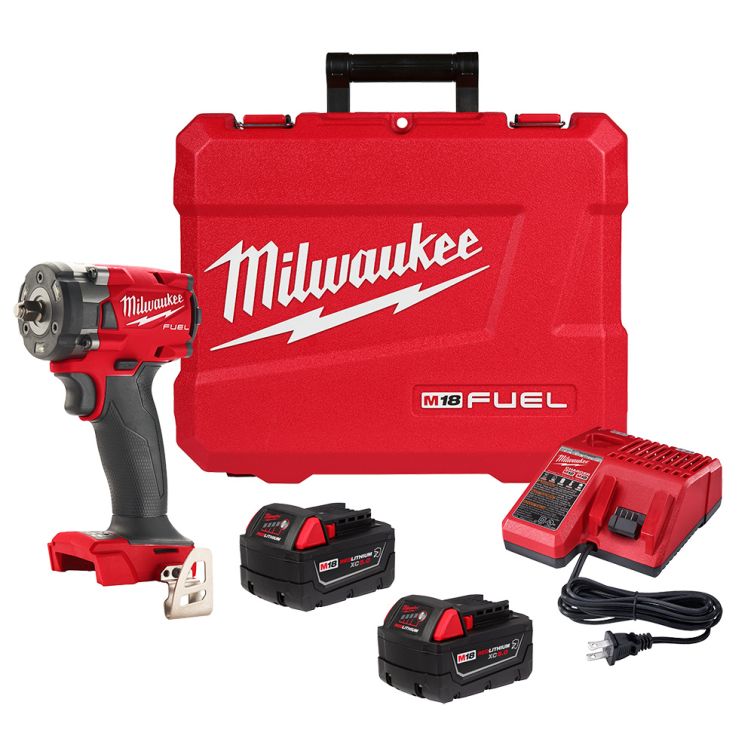 Milwaukee M18 Fuel 3/8" Compact Impact Wrench with Friction Ring Kit