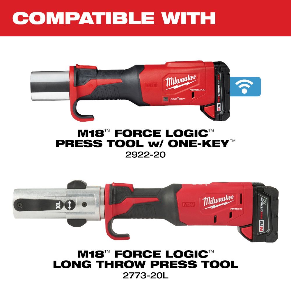 Milwaukee 1/2"-2" CTS-V Pivoting Press Rings Kit