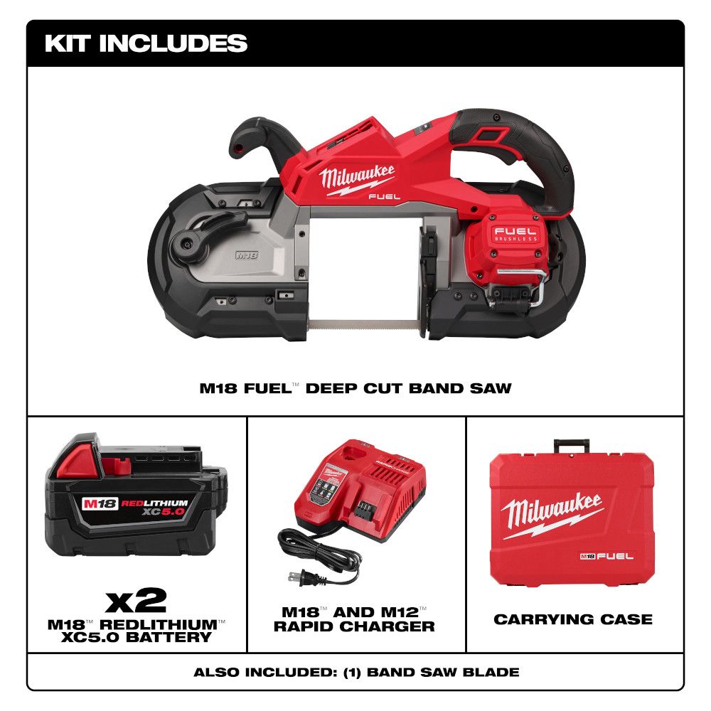 Milwaukee M18 FUEL Deep Cut Band Saw Kit