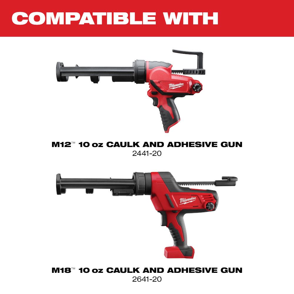 Milwaukee M18 18 Volt Lithium-Ion Cordless Cordless 10 oz Caulk Gun and Adhesive - Tool Only