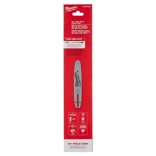 Milwaukee 10" Pole Saw Guide Bar