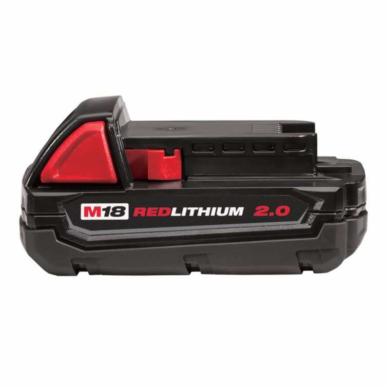 Milwaukee M18 18 Volt Lithium-Ion Cordless REDLITHIUM 2.0Ah Compact Battery Pack