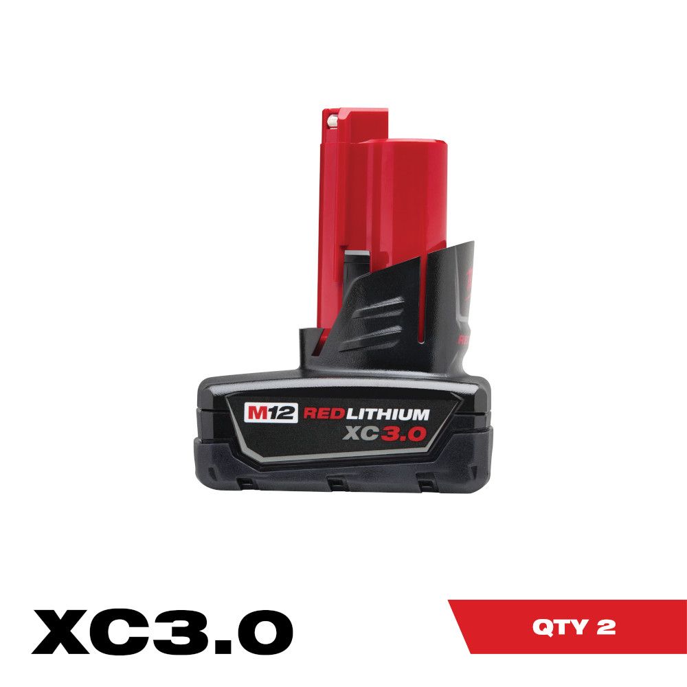 Milwaukee M12 XC Battery Pack -2pk