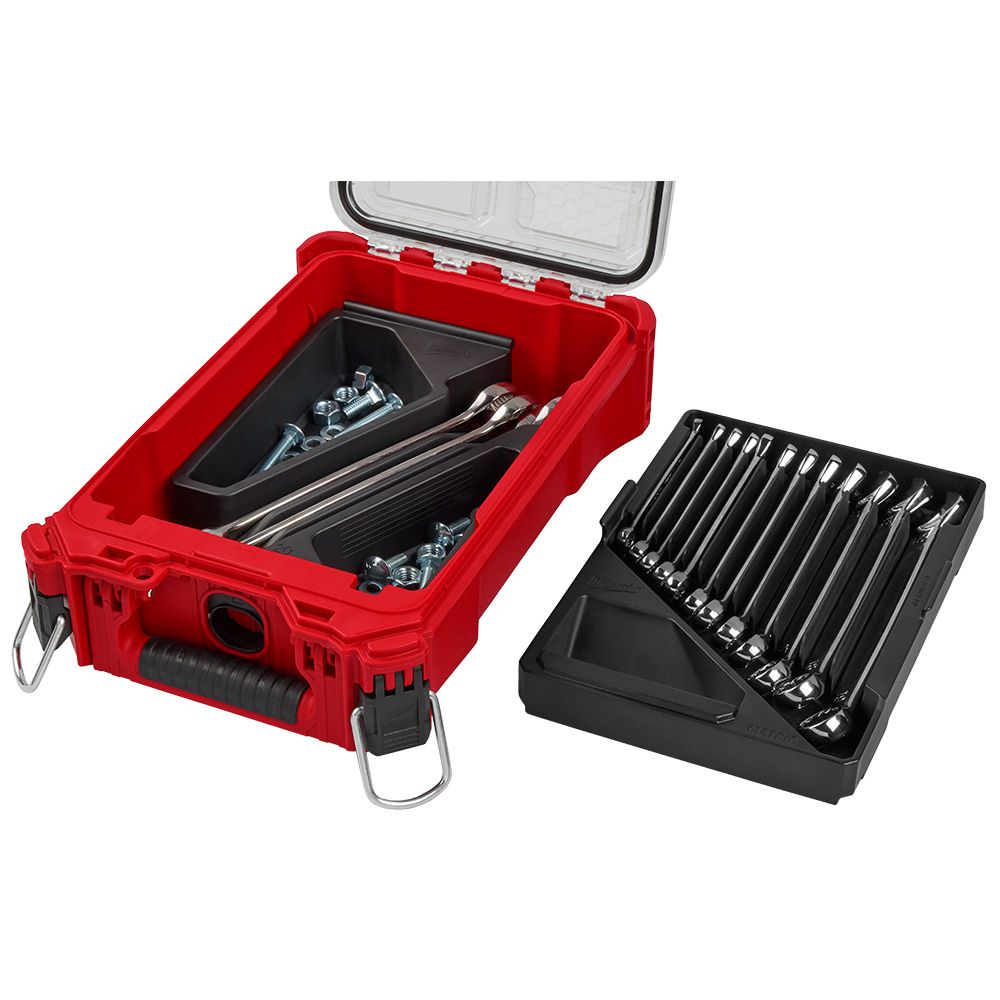 Milwaukee SAE Combination Wrench Set with PACKOUT Compact Organizer - 15pc