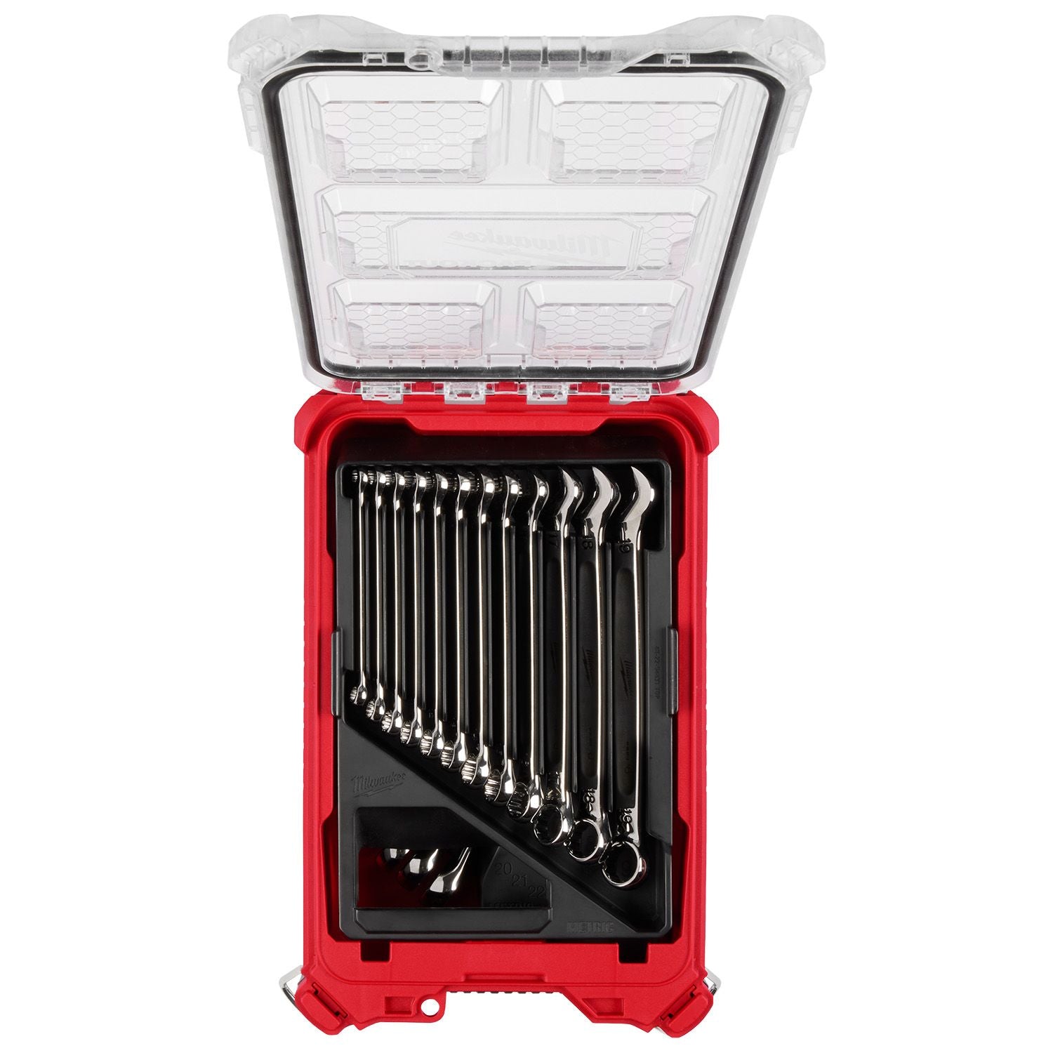 Milwaukee SAE Combination Wrench Set with PACKOUT Compact Organizer - 15pc